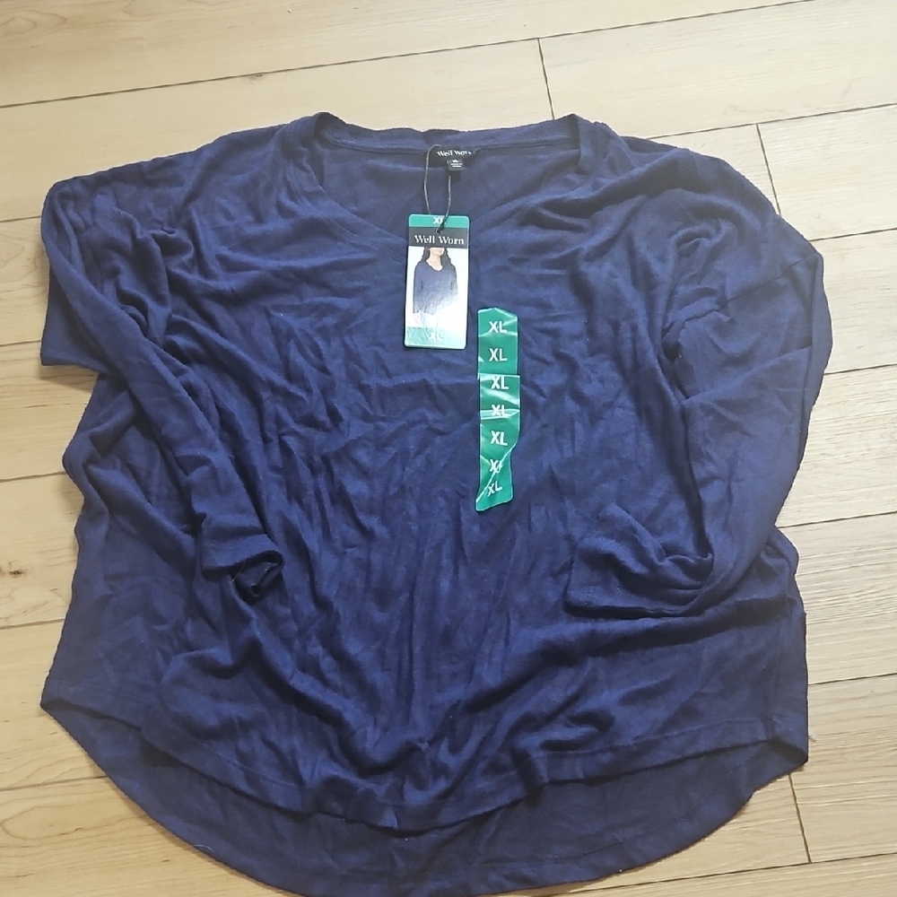 Very Soft NWT Navy Blue Shirt